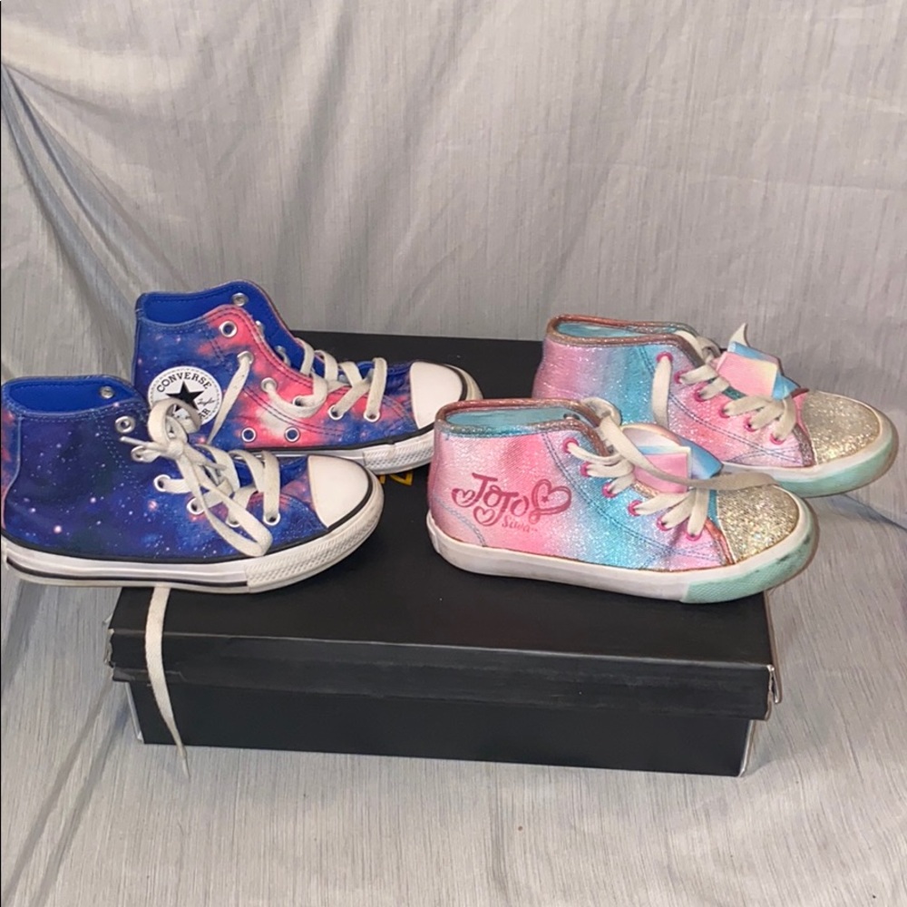 Girls Converse Shoe Bundle Lot Size 11